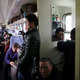 Standing-room only on a train from Shanghai to Shijiazhuang on Jan. 27.